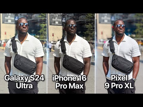 The BLACK TEST - iPhone 16 Pro Max vs Pixel 9 Pro XL vs Galaxy S24 Ultra