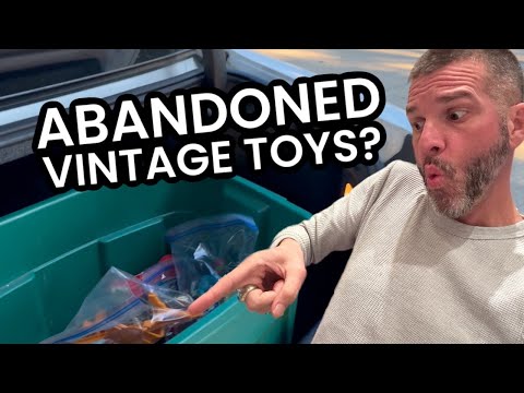 An Abandoned Box of Vintage Toys Worth $500! #vintagetoys #toyhunter