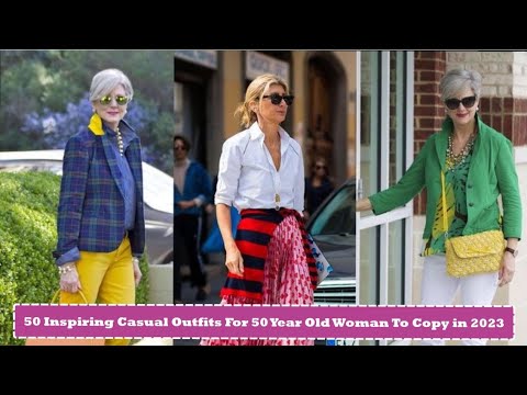 50 Inspiring Casual Outfits For 50 Year Old Woman To Copy in 2023