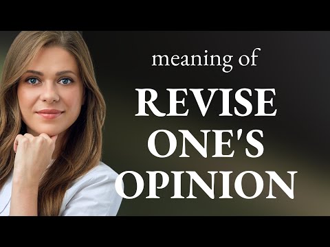 Revising Opinions: A Path to Growth