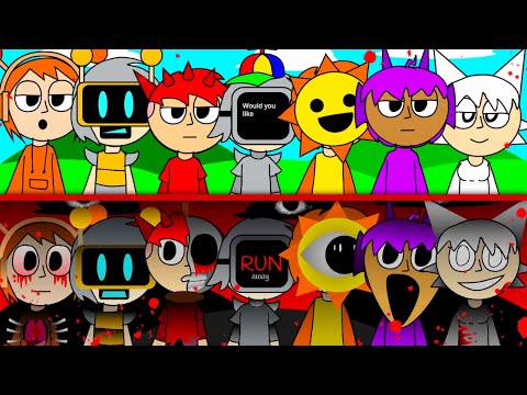 INCREDIBOX SPRUNKI BUT HUMAN!!! (Sprunki Horror) - Full Game - No Commentary