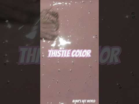 How to make Thistle Color |Thistle Color kese banta hai |Color mixing #shorts #ytshorts #colormixing