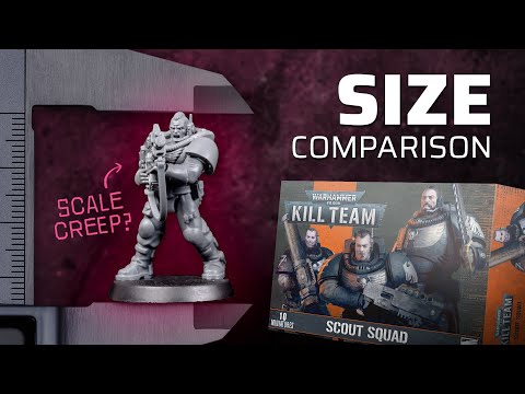 10+ models SCALE COMPARISON: Are Scouts Primaris-size now? 🤔