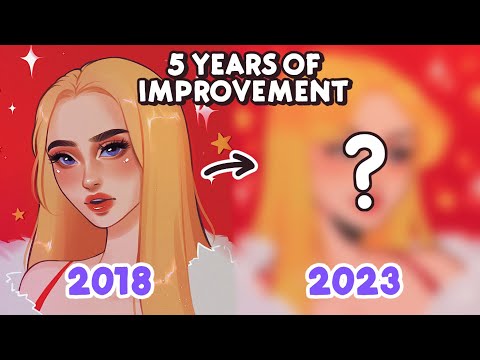 Redrawing old Art ♡ Reflecting on my Art Improvement Journey