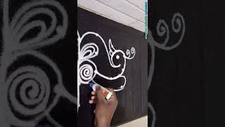 beautiful bird rangoli #vijayadasamispecial #vijayadashami2023 #youtubeshorts #viraliralshorts