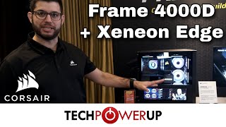 Corsair Frame 4000D & Xeneon Edge 14.5in Display Walkthrough - CES 2025