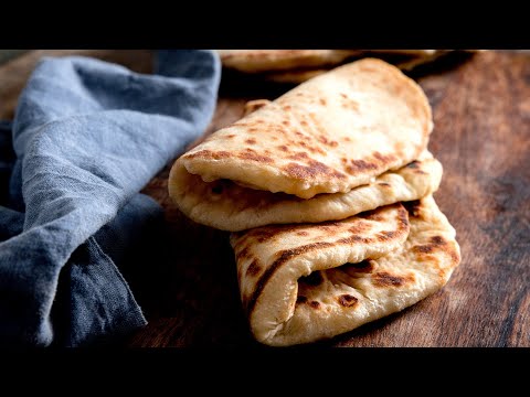 Soft, fluffy and perfectly chewy Homemade Flatbreads