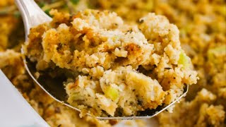 How To Make Southern Style CORNBREAD DRESSING in 2024 | Cornbread Dressing Recipe