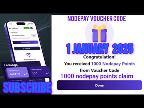 nodepay voucher code January 1 / 2025 #vouchercodenodepays#xeneavouchercode #nodepay#nodepayairdrop