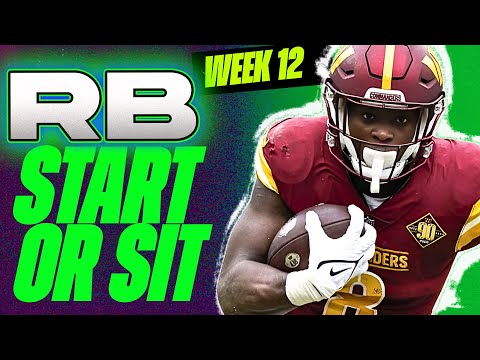 🔥 WEEK 12 RB MUST Start/Sit Analysis! 🚀 | 2024 Fantasy Football Advice