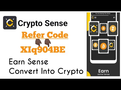 cryptosense referral code | crypto sense app se paise kaise kamaye | crypto sense referral code