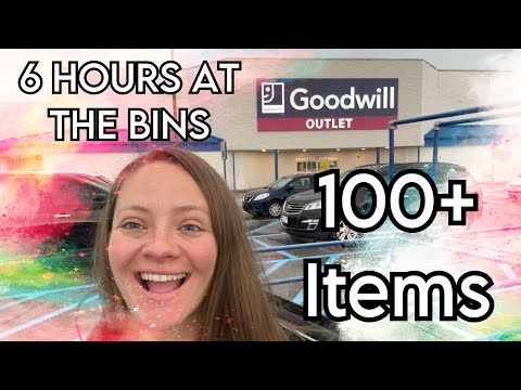 Goodwill Bins Trip + HUGE 100+ Item Haul 😱