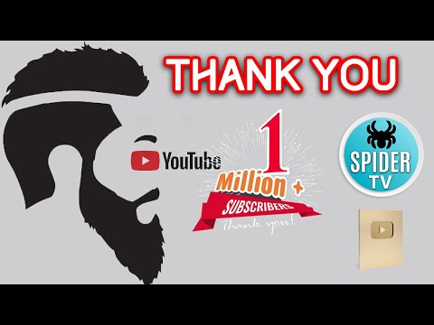 1 MILLION SUBSCRIBERS Shukar Alhamdulillah !!! | Spider Tv