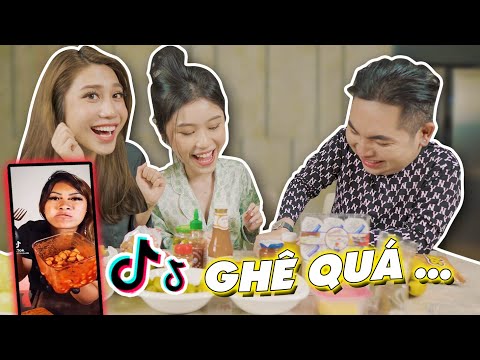 Try Strange Snacks Hot Trend Million Views TikTok 🤯 | Quynh Thi, KhanhVan Tran, Tuan Ngoc Vo |