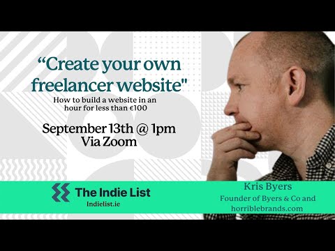 The Indie List - Create your own website with Kris Byers