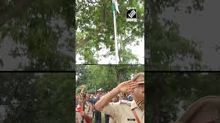 MP: CM Shivraj Singh Chouhan hoists National Flag in Bhopal on 77th Independence Day