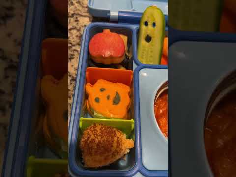 Pumpkins theme lunch #schoollunch #kidslunchbox #lunchboxinspo