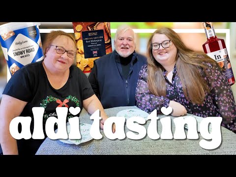 ALDI CHRISTMAS TASTE TEST | mum & dad ratings! | 2024