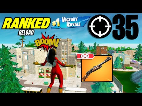 35 Elimination Solo Vs Squads "Ranked RELOAD" Gameplay Wins (Fortnite PS4 Controller On PC)