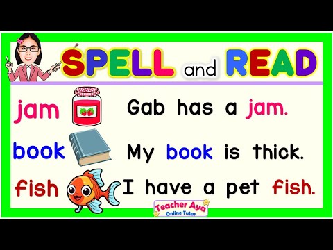 Reading Tutorial for Kids | English Spelling Lesson | Watch and Learn | Teacher Aya Online Tutor