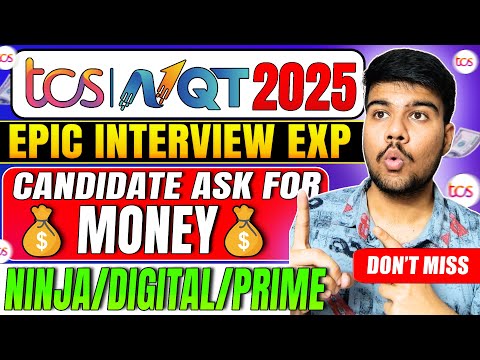 Shocking TCS Interview: Unreal Questions & Candidate Asks for Money!😱