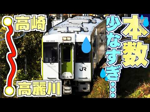 【不便】八高北線の本数が少ない理由を考察してみます