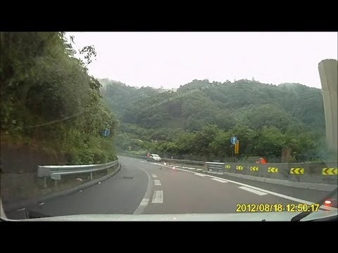 traffic accident in KEN-O Expressway on Aug. 18th, 2012