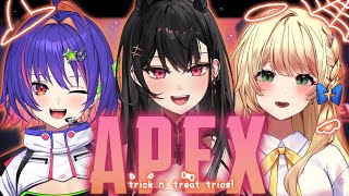 【APEX LEGENDS】TRICK N' TREAT TRIOS FT. @rikosolari & @PleiadesLillie !!!【#VSPOEN #AryaKuroha】