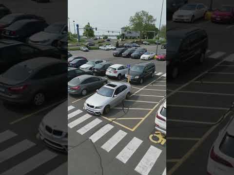 How do you park?                          #e90 #droneshot