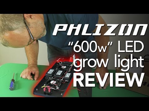 PHLIZON 600w LED Grow Light = Cheap Amazon LED Grow Light: Eddie Reviews