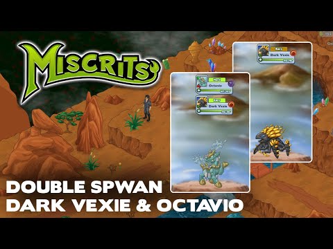 Dark Vixie and Octavio Location - Mount Gemma Area 3 - Wednesday 'double spawn' | Miscrits Reborn