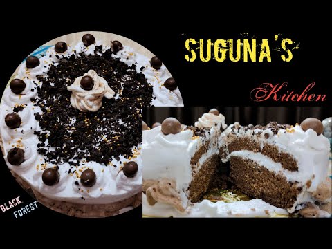 Black Forest Cake in Tamil | How to make Black Forest Cake at home in Tamil | Cake Recipes in Tamil