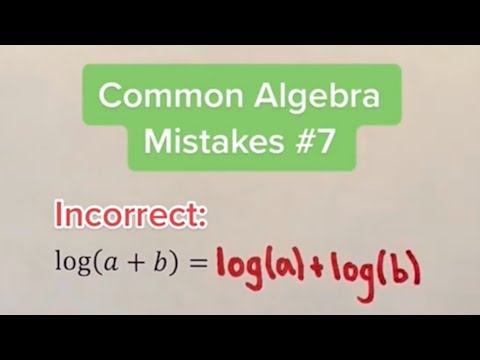 Common Algebra Mistakes #7 Explanation