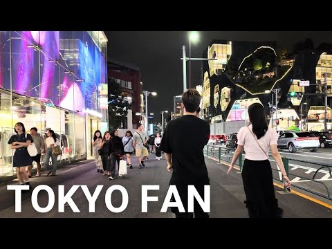 原宿・表参道・渋谷散歩 |【4K】 Night Walking Harajuku, Omotesando and Shibuya Tokyo Japan (Sept. 2024)