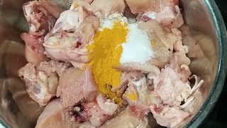 Zero oil Chicken Curry Recipe | Chicken with Poppy Seeds Recipe