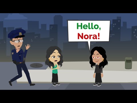 Nora meets EVIL SISTER  - Part 2 | Easy English story | English conversation practice | No Aliens