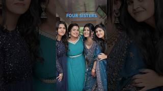 Four Sisters #sistersquad #weddingdress #wedding #youtubeshorts #sisters #sisterslove