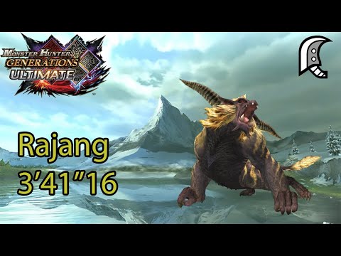 MHGU/MHXX | [G4] Emergency at the Arctic Ridge! - Rajang/ラージャン (Valor GS/ブレイヴ 大剣) 3'41"16 (TA rules)