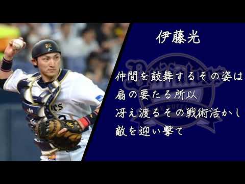 【漢字の勉強に】元オリックス・バファローズ 伊藤光応援歌