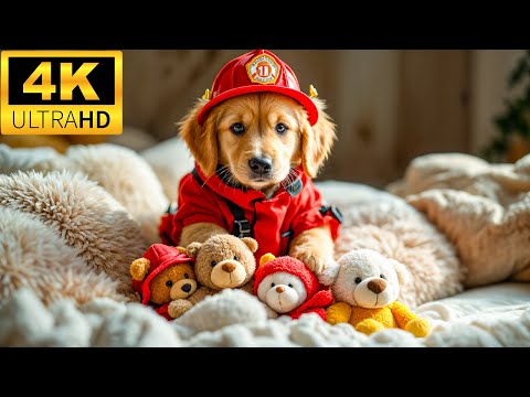 Charming Baby Animals in 4K with Soft Relaxing Music for Peaceful Moments