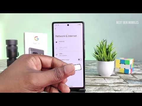 How To Insert sim card on Pixel 7a In English