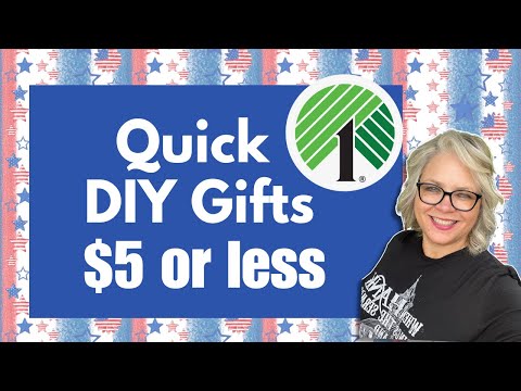 QUICK DIY GIFTS FOR $5 or Less | Dollar Tree | Upcycling Tin Cans with Napkins & Hand Painted Signs