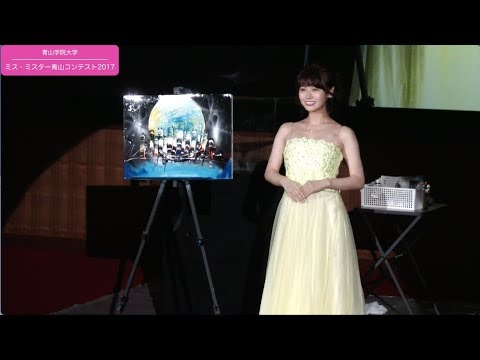 【ミス・ミスター青山コンテスト2017】自己PR｜ENTRY04 井口 綾子/スプレーアート｜予選 04/18