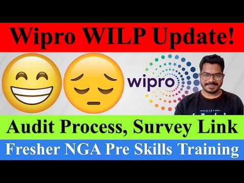 Wipro WILP Onboarding Update, NGA Pre Skill Training, Audit Process #wipro #tcs #infosys #wipro_news