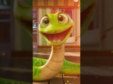 Ahí va la serpiente🐍: Canción Infantil Clásica. #CanciónInfantil #cancionesinfantiles #shorts #short