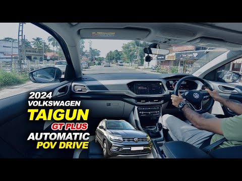 VOLKSWAGEN TAIGUN GT PLUS 2024 | 1.5 L DSG AUTOMATIC | POV DRIVE REVIEW | ASMR | TAIGUN REVIEW |