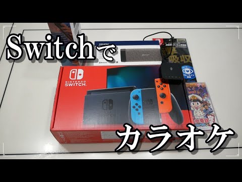 switchの開梱からジョイサウンドでのカラオケまで