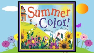 ☀️🎨 Summer Color! Read Aloud Kid's Book - Read Along Bedtime Story