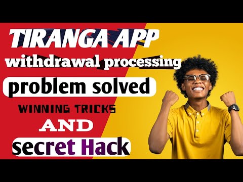 how to solve withdrawal problem in tiranga 2024/ best colour protection game 2024 / secret Hack