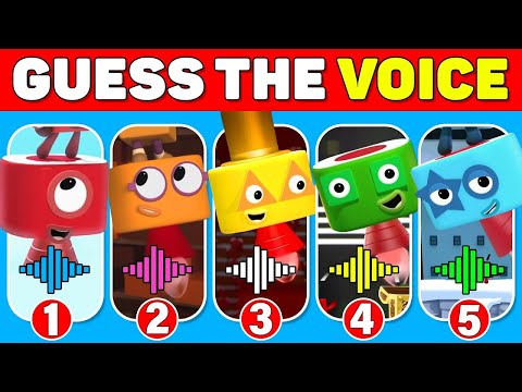 NUMBERBLOCKS (Quiz #2) ! Guess the Characters by Their Voice!💫| 🔢 One, Two, Three | Quiz Intractor